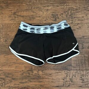 Lululemon Athletica Black Shorts with Gray Trim